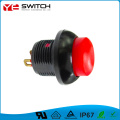 Sakelar pushbutton ip67 dengan kawat 12mm