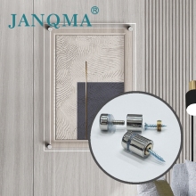 Stainless steel hollow thick hat sign standoff screw