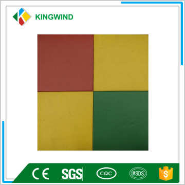 GYM rubber flooring /rubber floor tiles in garden