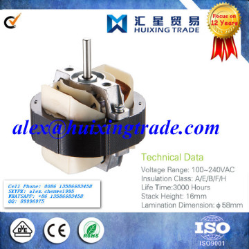 shade pole motor(YJF61 Fan motor)/Refrigerator Shaded Pole Motor / Shaded Pole Fan Motor/Shaded Pole Motor