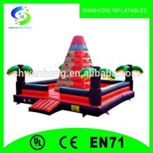 Colorful printing inflatable toys inflatable rock climbing wall