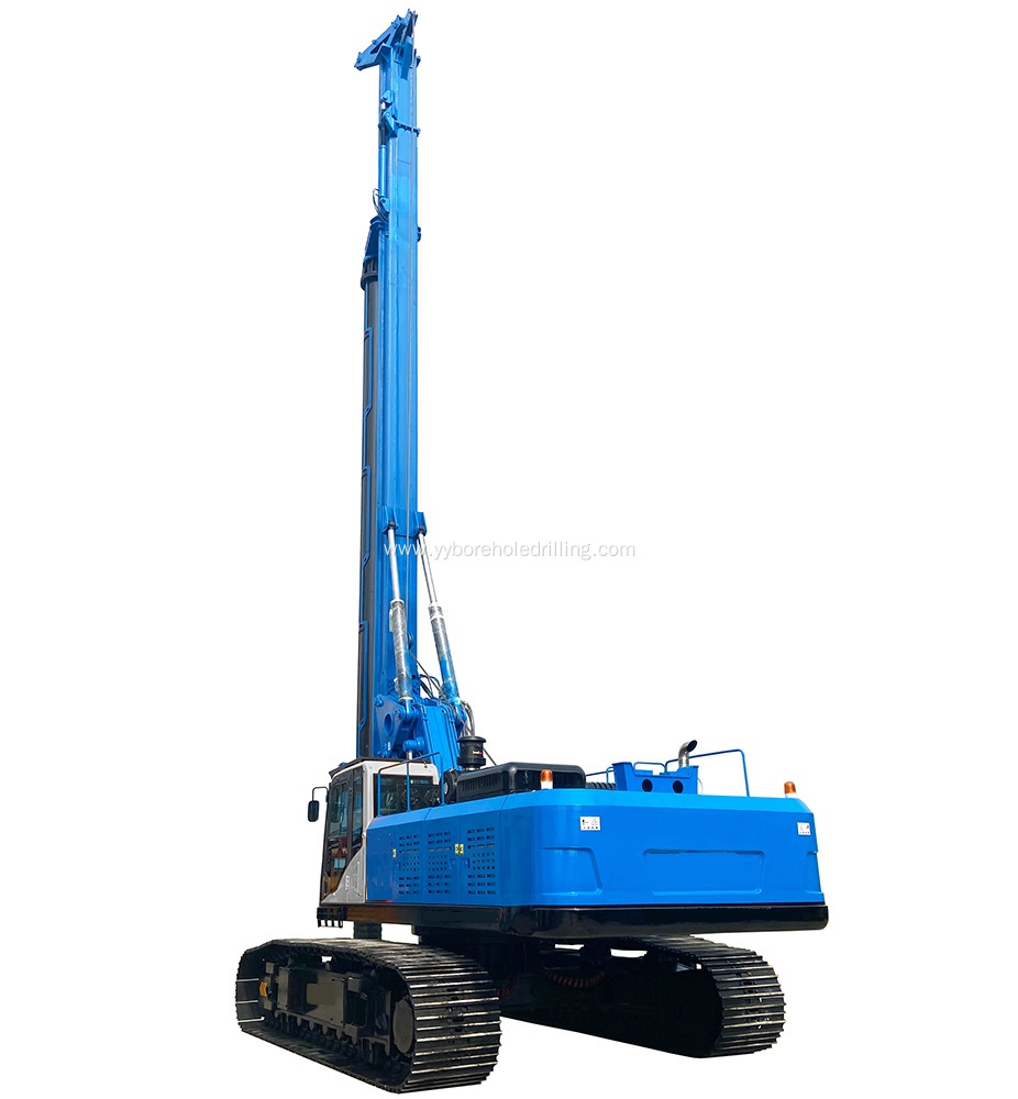 80m Depth Hydraulic Rotary Auger Drilling Machine