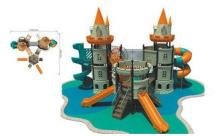 Amusement Park Facility Outdoor Solid Backyard Equipment fo