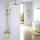 Badezimmer Brass Golden Archaize Antique Duscharmatur -Set