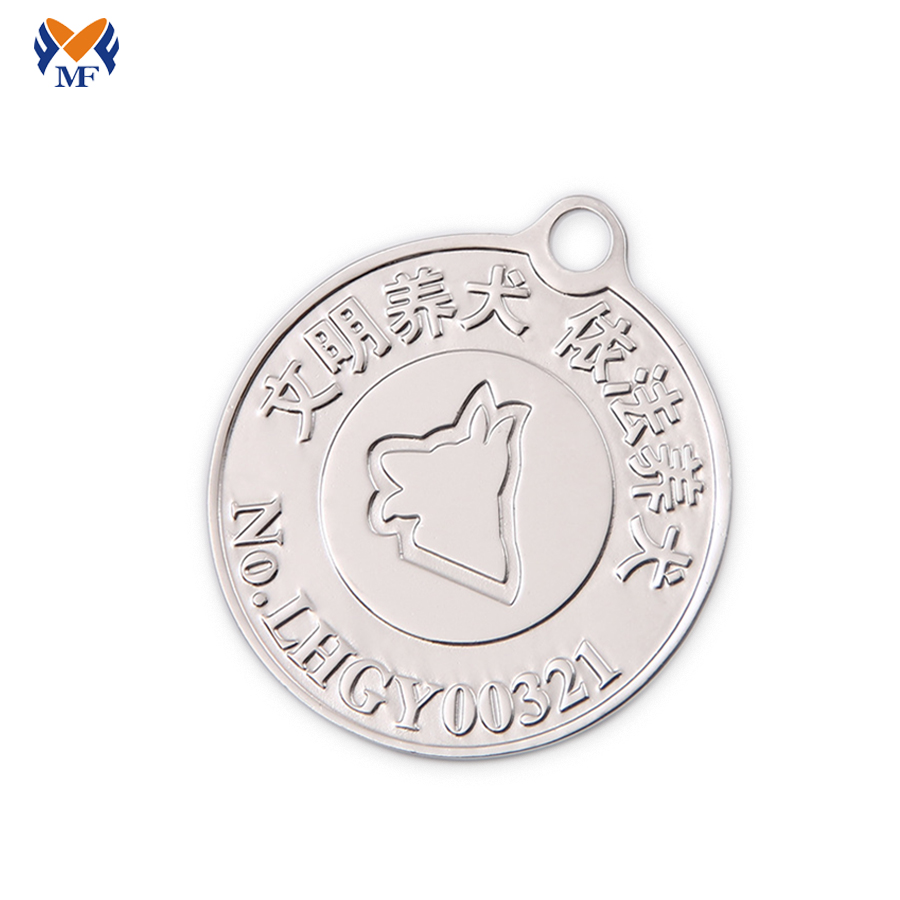 Silber Metal Pet Award -Medaille