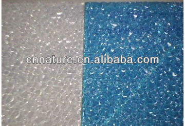 plastic raw material embossed solid pc sheet