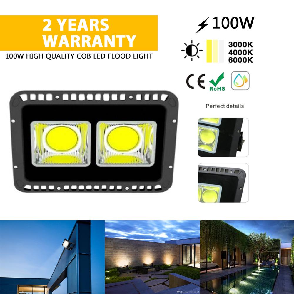 ไฟ LED พลังงานแสงอาทิตย์ 100W แรงดันต่ำ