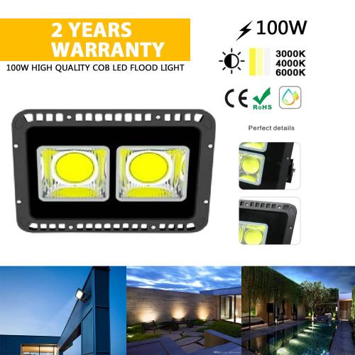 100W LED Solar Flood Light low voltage