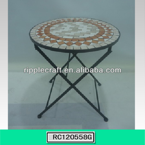 Foldable Iron Table Garden Furniture