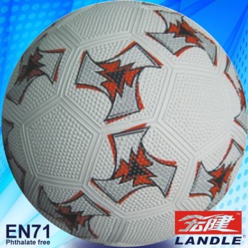 Official size elasticity rubber soccer ball