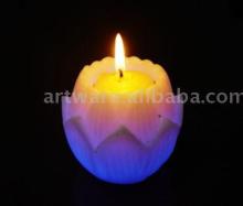 lotus flower  led Candle