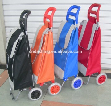 Shopping trolley bag high capacity canvas travel bag