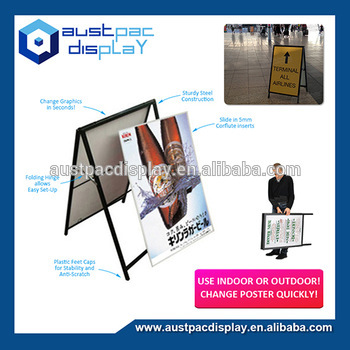 A Frames with Corflute Inserts