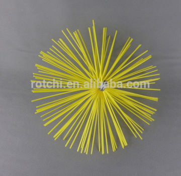Chimney brush , circular PP wire brush , steel wire brush