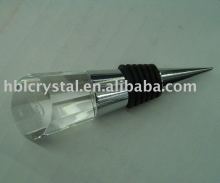 Crystal wine stopper set