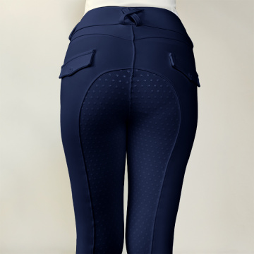Women's Full Silicone Equestrian Pants for Riding