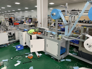 One Drive Two Flat Mask Production Line