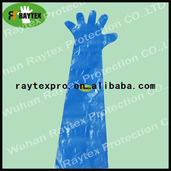 Medical PE glove embossed