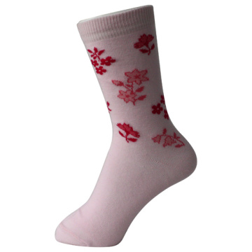 Rosa Blumen-Mädchen-Socken