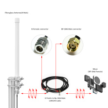 Antena de gateway Lora 868MHz 915MHz Antena de vidro de fibra