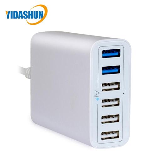 USB QC3.0 Fast Charging 6 Port Charger