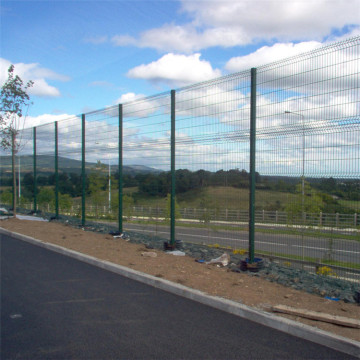 plastic coated bending welded wire mesh fence