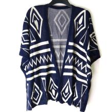 Ladies Aztec Knitted Wrap