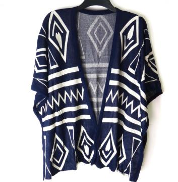 Ladies Aztec Knitted Wrap