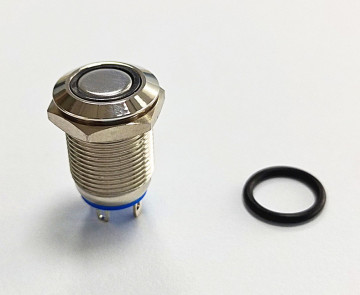 12mm LED metal pushbutton switch