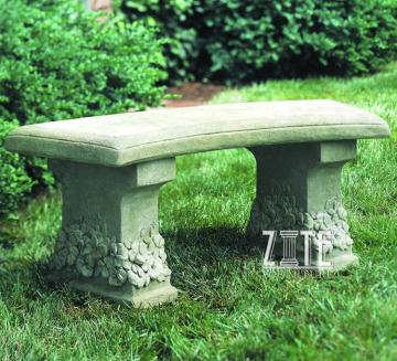 Fine Workmanship landscaping stone bench