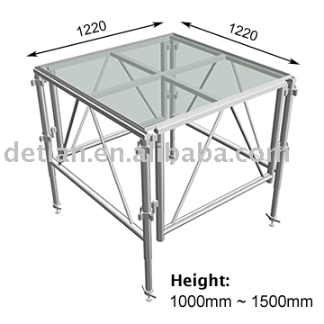 stage / folding stage / movable stage