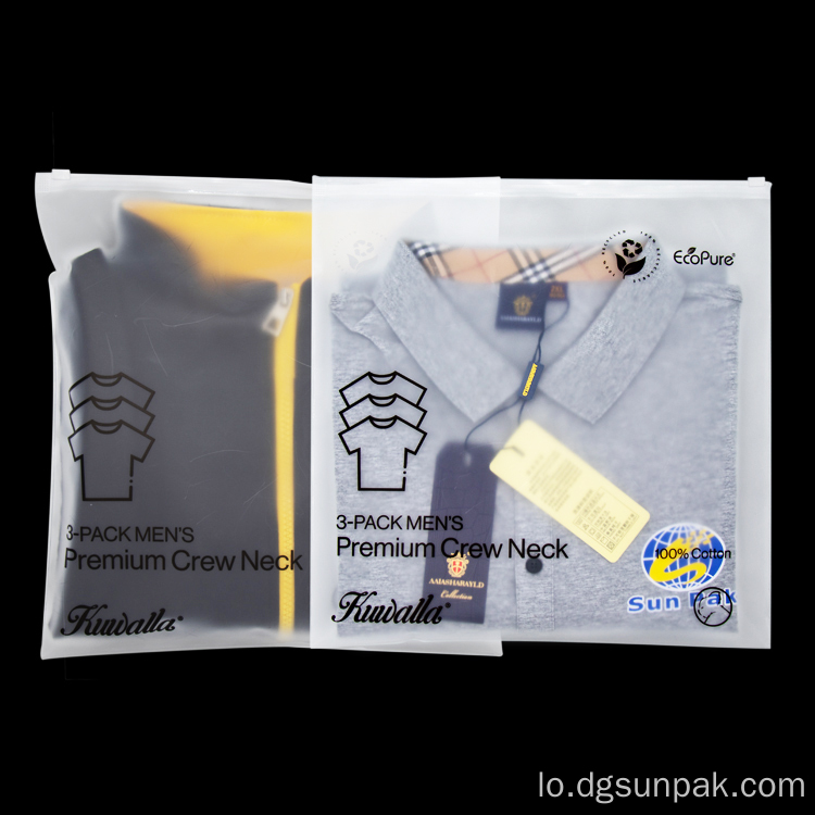 ຖົງຢາງທີ່ໃຊ້ໃນການລັອກແບບ ZIP ດ້ວຍໂລໂກ້ທີ່ມີໂລໂກ້