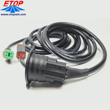 custom waterproof wiring harness with auto DT plug