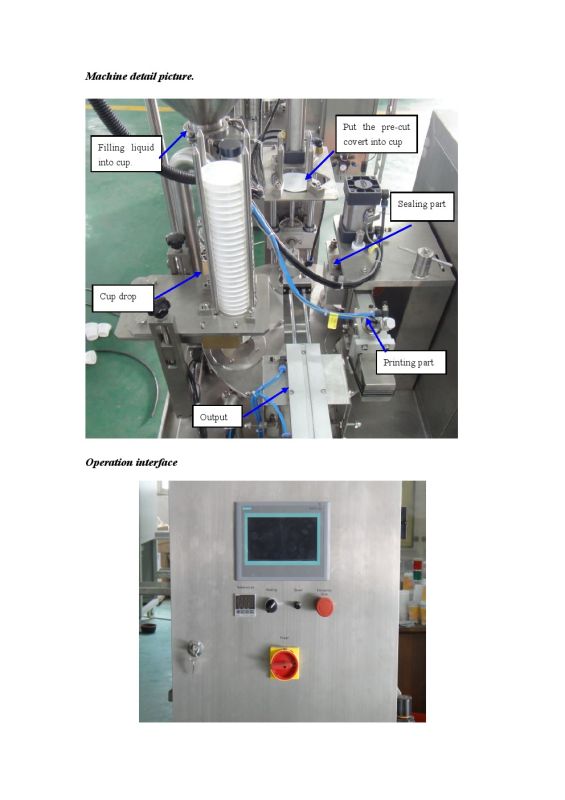 Yogurt Filing and Sealing Machine