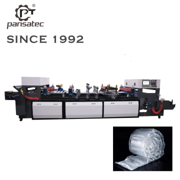 Pansatec Automatic Air Bubble Packaging Bag Making Machine for Cushion Bubble Film Rolls