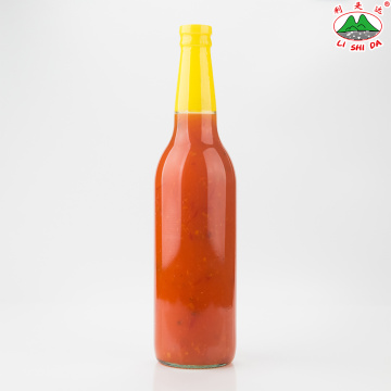 Chupa ya glasi 700g tamu ya Chilli Sauce OEM