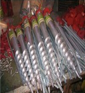 U Type Flange Earth Screw Anchor