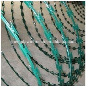 razor barbed wire/barber razor/razor wire fencing/mach 3 razor blades