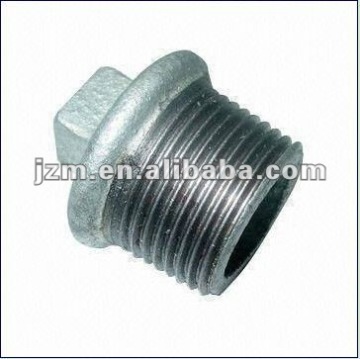 DIN Threads Malleable Iron Pipe Fitting, Plug--Square Head