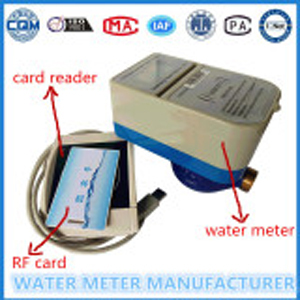 Prepaid WaterMeter for RF Card Household WaterMeter