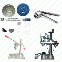ampoule bottle aluminium cap capping sealing machine