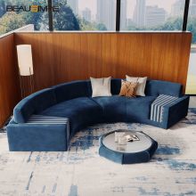 Customizable Round Modern Luxury Parsifal Sofa
