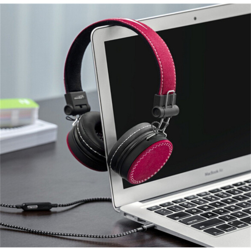 HiFi auriculares sobre auriculares para la oreja Música alámbrica de alta calidad, astillas cómodas.