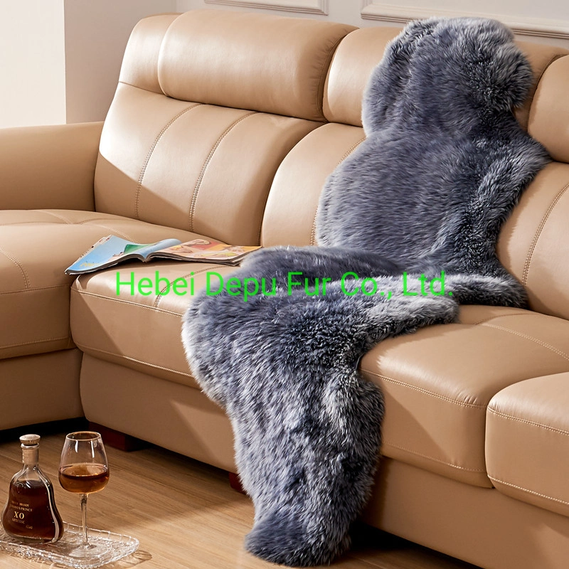 High Quality Colored Sheepskin Rug