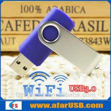 OEM Smartphone wifi usb flash drive 32GB wireless usb disk 8GB 16GB WI-FI USB Stick