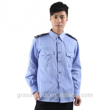 2016 guangzhou Design Security Uniform/ Security Shirt/ Security Guard Uniform Men Shirts