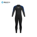Seaskin Basic Back Zip Neoprene Full Wetsuit untuk Pria