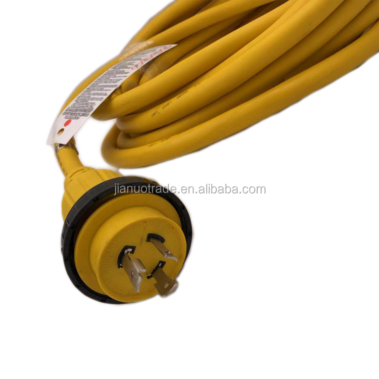 30A Marine Shore Power Cord set with Indicator Light