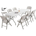 Factory price rectangular foldable table