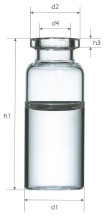 20ml Pharmaceutical Glass Tubular Injection Vials